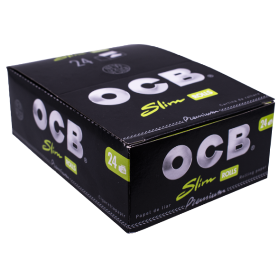 OCB Premium Slim Rolls Rullpapper Displayförpackning
