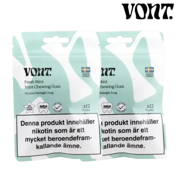 Vont Chewing Gum Fresh Mint 2-pack