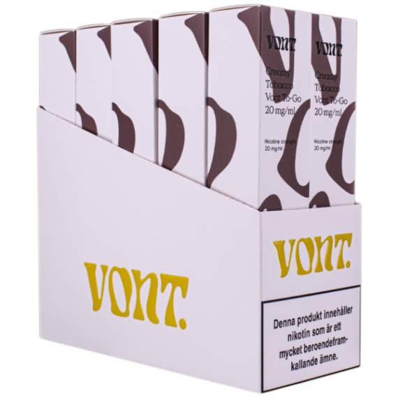 Vont To-Go Creamy Tobacco 20 mg - 10-pack