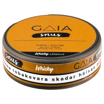 Gaia Whisky Lössnus Lösssnus Lös Snus Dosa Brun