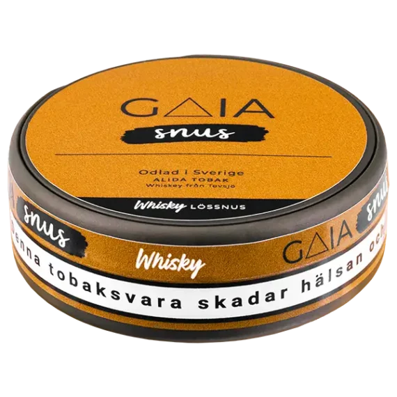 Gaia Whisky Lössnus Lösssnus Lös Snus Dosa Brun