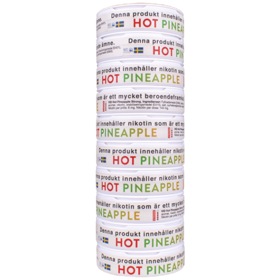 VID Hot Pineapple Strong All White Portion - 10-pack