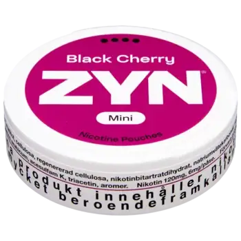 ZYN Black Cherry Mini Dry Strong 6 mg