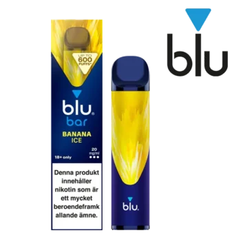 Blu Bar Banana Ice 20 mg engångsvape