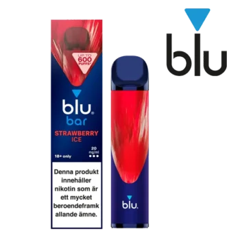 Blu Bar Strawberry Ice 20 mg engångsvape