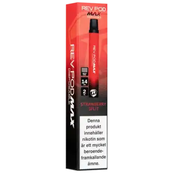Rev Pod MAX Strawberry Split 14 mg