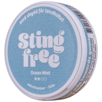 Stingfree Ocean Mint All White portionssnus