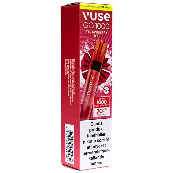 Vuse Go Pen 1000 Strawberry Ice 20 mg