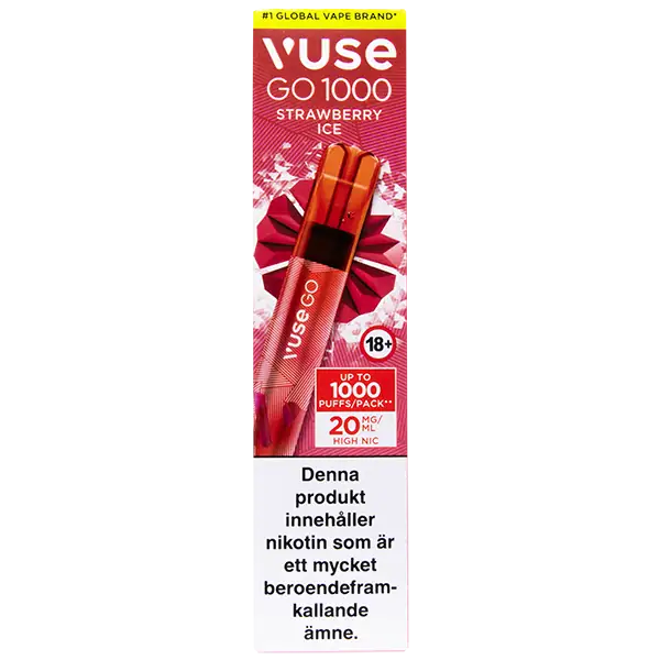 Vuse Go Pen 1000 Strawberry Ice 20 mg