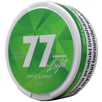 77 Apple Mint Slim 8 mg All White Dosa
