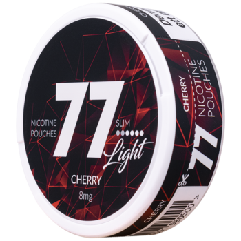 77 Cherry Slim 8 mg All White Portion