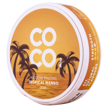 COCO Tropical Mango Strong 18 mg Portion All White Portionssnusdosa