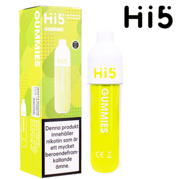 Hi5 Gummies 20 mg engångsvape i förpackning
