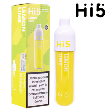 Hi5 Lemon Lime 20 mg engångsvape i förpackning