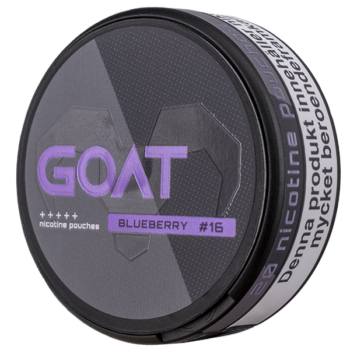 GOAT Blueberry 16 mg All White Nicotinepouches