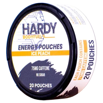 Hardy Ice Peach Energy Pouches