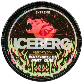ICEBERG Watermelon Mint Gum Extreme Portion