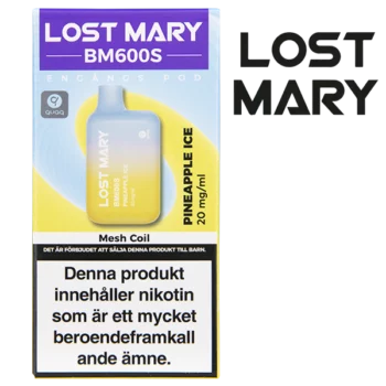 Lost Mary Pineapple Ice 20 mg Vapeförpackning