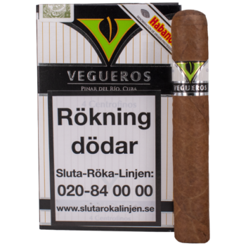 Vegueros Centro Finos 4-Pack Cigarr och låda