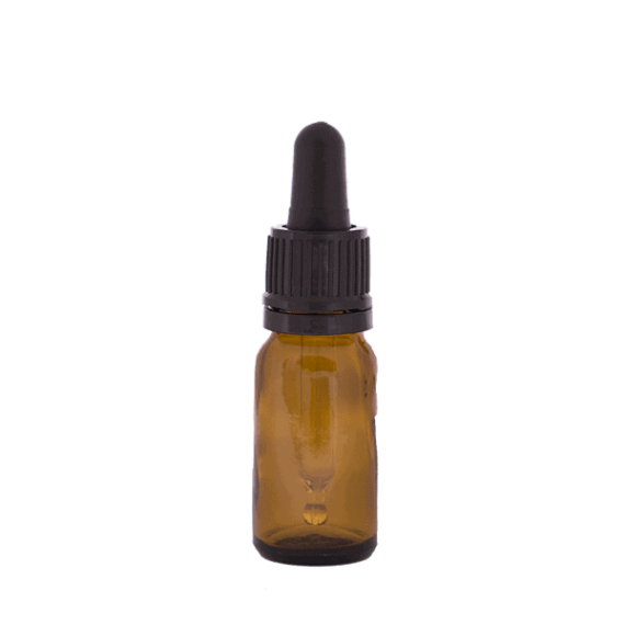 10ml glasflaska med pipett