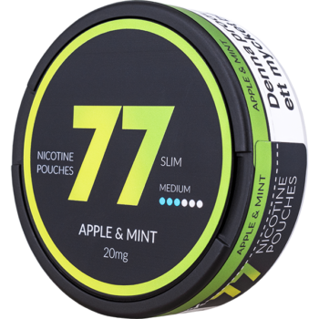 77 Apple Mint Slim 20 mg All White Dosa