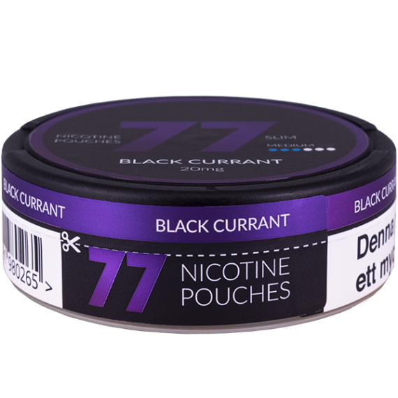 77 Black Currant Slim 20 mg All White Dosa