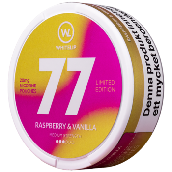 77 Raspberry Vanilla Whitelip Edition 20 Mg Portion