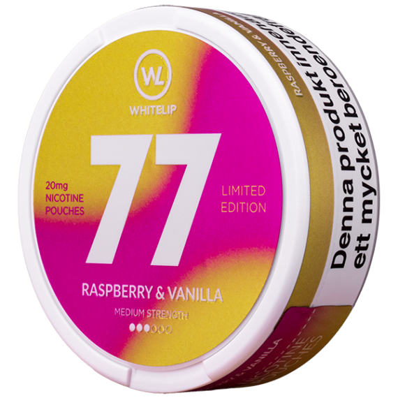 77 Raspberry Vanilla Whitelip Edition 20 Mg Portion