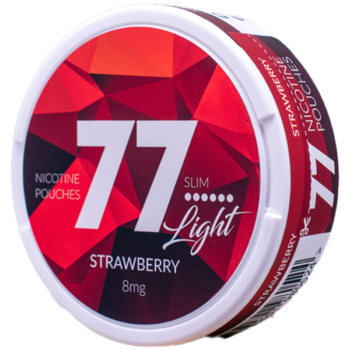 77 Strawberry Slim 8 mg All White Portion