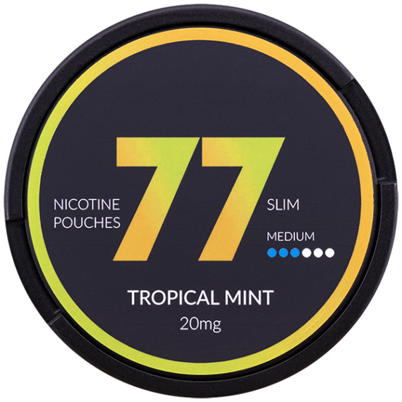 77 Tropical Mint Slim 20 mg All White Dosa