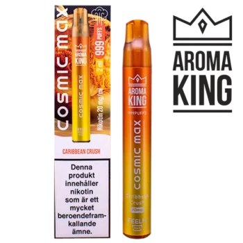 Aroma King Cosmic Max Caribbean Crush 20 mg engångsvape i förpackning