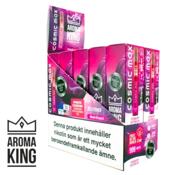 Aroma King Cosmic Max Strawberry Watermelon 20 mg säljs i 10-pack