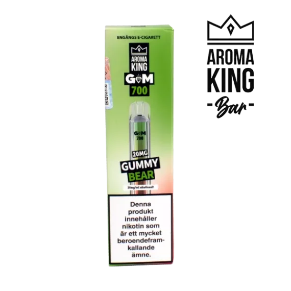 Aroma King Gem Bar Gummy Bear 20 mg