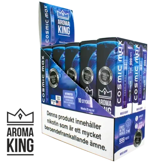 Aroma King Cosmic Max Mixed Berry 20 mg säljs i 10-pack