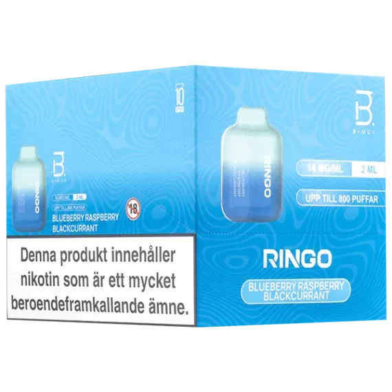 BMOR Ringo Blueberry Raspberry Blackcurrant 14 Mg