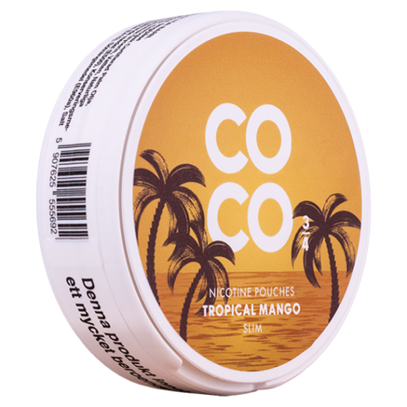 COCO Tropical Mango Strong 18 mg Portion All White