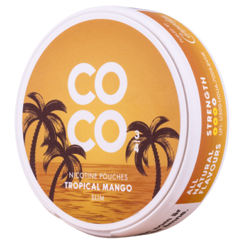 COCO Tropical Mango Strong 18 mg Portion All White Portionssnusdosa