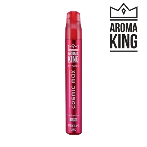 Aroma King Cosmic Max Lychee Ice 20 mg Vapeenheten med logga