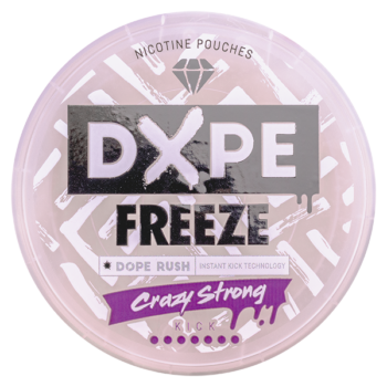 Dxpe Freeze Crazy Strong All White Portion Snusdosa