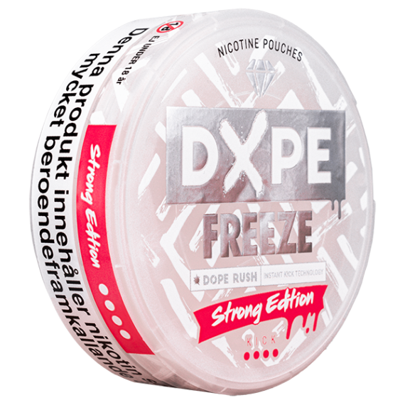 Dxpe Freeze Strong Edition All White Portion Snusdosa