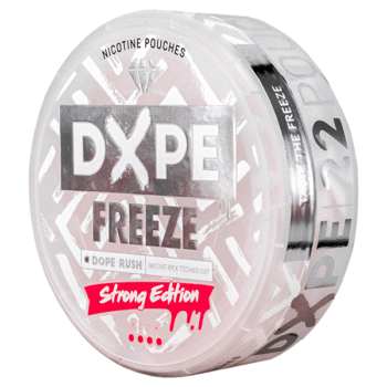 Dxpe Freeze Strong Edition All White Portion Snusdosa