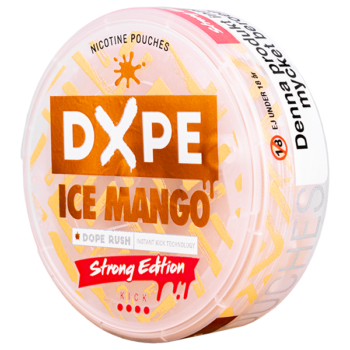 Dxpe Ice Mango Strong Edition All White Portion Nytt namn från Dope