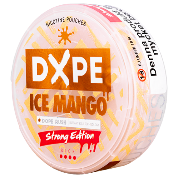 Dxpe Ice Mango Strong Edition All White Portion Nytt namn från Dope