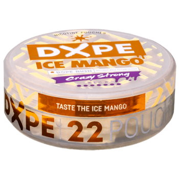 Dxpe Ice Mango Crazy Strong All White Portion Nytt namn från Dope portionssnus