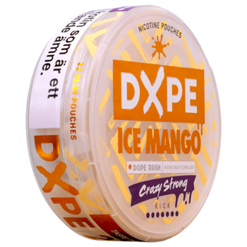 Dxpe Ice Mango Strong Edition All White Portion Nytt namn från Dope