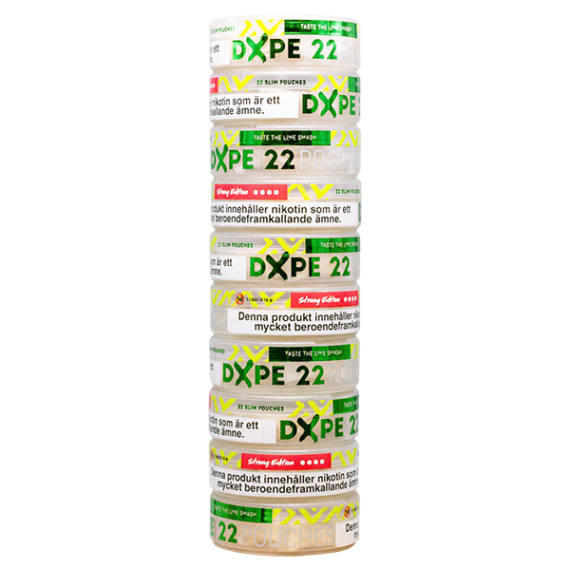 Dxpe Lime Smash Strong Edition All White Portion 10 pack