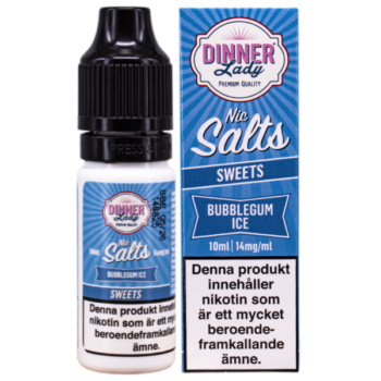 Dinner Lady Salt Bubblegum Ice 14 mg e-juice