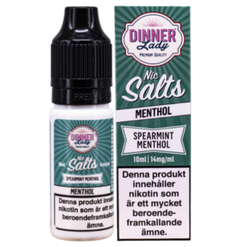 Dinner Lady Salt Spearmint Menthol 14 mg e-juice