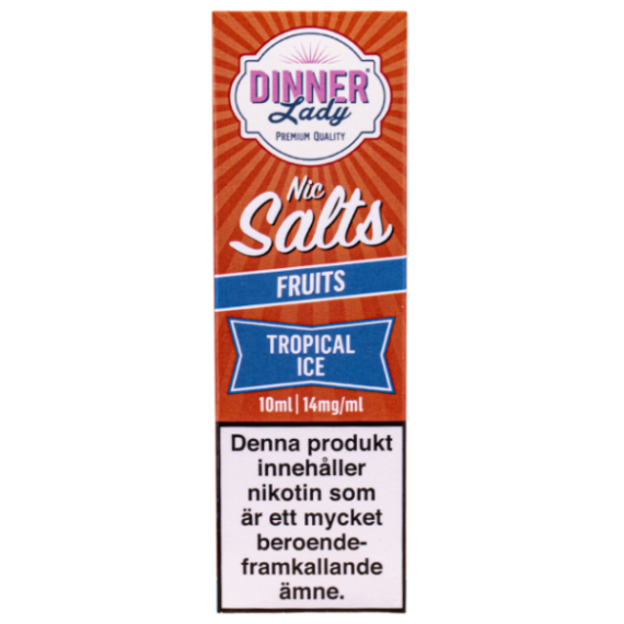 Dinner Lady Salt Tropical Ice 14 mg e-juice