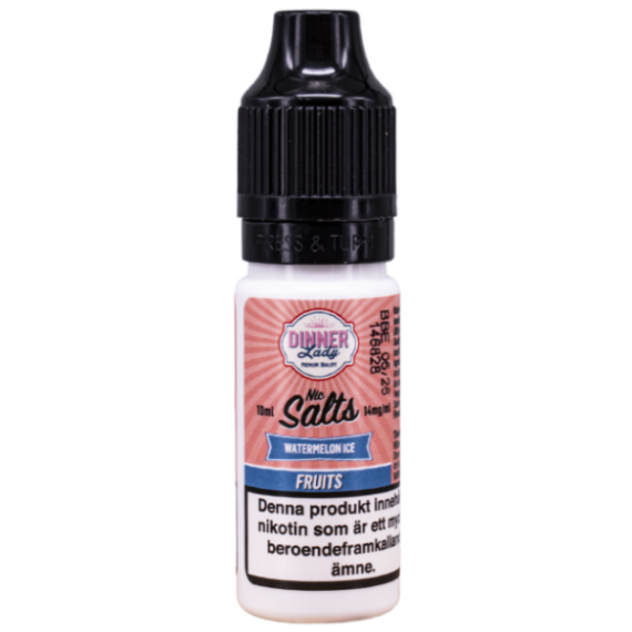 Dinner Lady Salt Watermelon Ice 14 mg e-juice